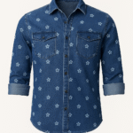 Floral Denim Shirt Display